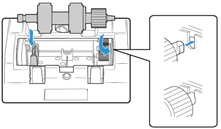 XEROX DOCUMATE 4790 - Reemplacement du rouleau de protection CONTRE une alimentation multiple - 4