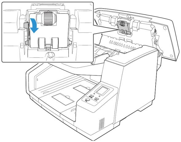 XEROX DOCUMATE 4790 - Reemplacement du MODULE de rouleauxs d'alimentation - 1