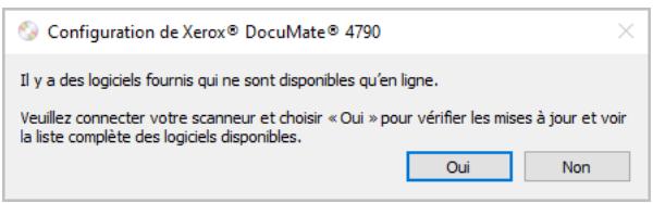 XEROX DOCUMATE 4790 - Installation du logiciel et connexion du scanner - 3