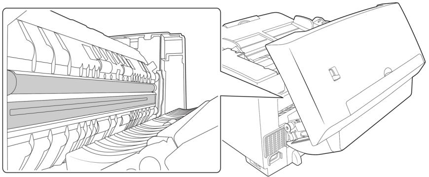XEROX DOCUMATE 4790 - Nettoyage de la VITRE du scanneur et des plaques de FOND - 2