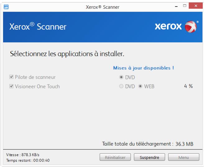 XEROX DOCUMATE 4790 - Installation du logiciel et connexion du scanner - 7