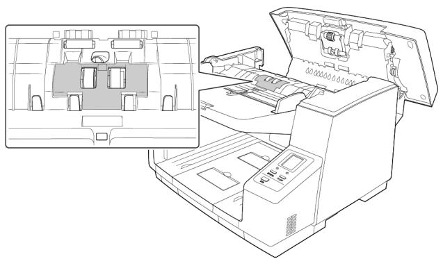 XEROX DOCUMATE 4790 - Installation du rouleau de protection contre une alimentation multiple - 5
