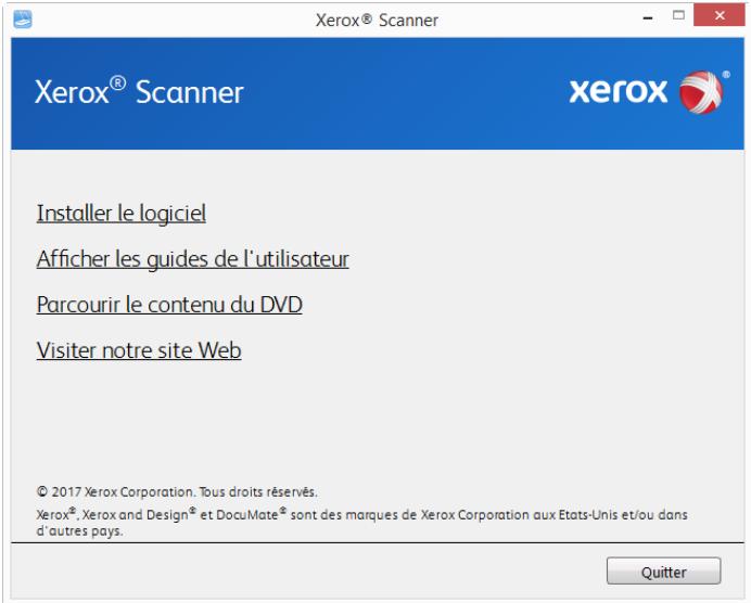 XEROX DOCUMATE 4790 - Installation du logiciel et connexion du scanner - 5
