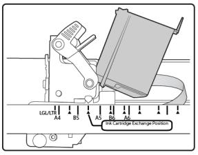 XEROX DOCUMATE 4790 - Installation d'une cartouche d'encre - 3
