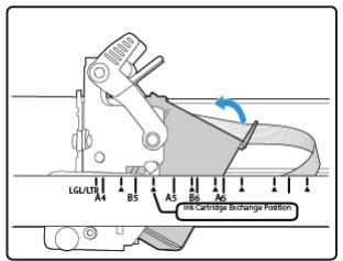 XEROX DOCUMATE 4790 - Installation d'une cartouche d'encre - 4