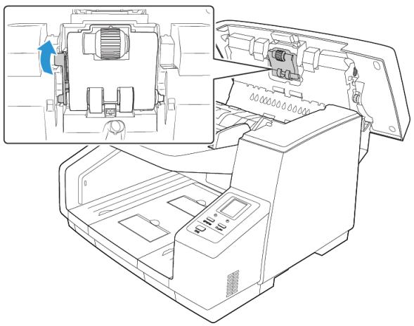 XEROX DOCUMATE 4790 - Reemplacement du MODULE de rouleauxs d'alimentation - 5