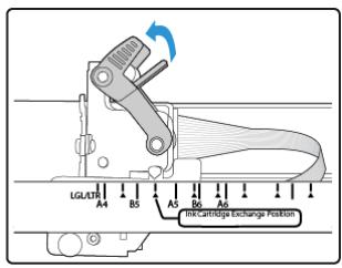 XEROX DOCUMATE 4790 - Installation d'une cartouche d'encre - 2