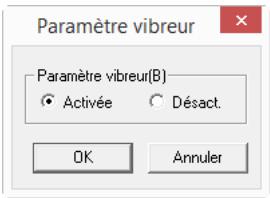 XEROX DOCUMATE 4790 - Parametre vibreur - 1