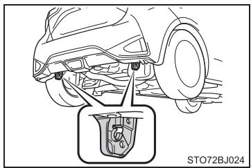 TOYOTA YARIS GR - Crochets de secours - 1