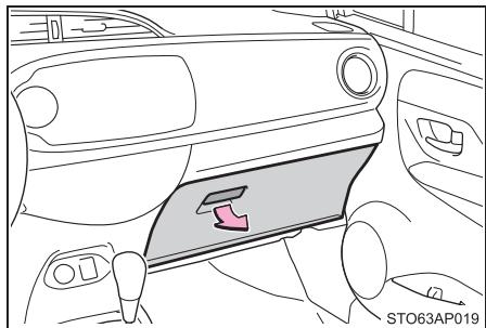 TOYOTA YARIS GR - Boîte à gants - 1