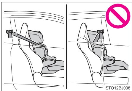 TOYOTA YARIS GR - Siège de sécurité infant arrimé avec une ceinture de sécurité - 2