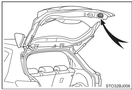 TOYOTA YARIS GR - Ouverture du hayon depuis l'extérieur du véhicule - 2