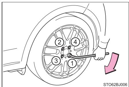 TOYOTA YARIS GR - Montage de la roue de secours - 4