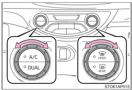 TOYOTA YARIS GR - Modification du réglage de température - 1
