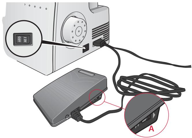 PFAFF HOBBYLOCK 2.5 - Installer le porte-fil téléscopique - 1