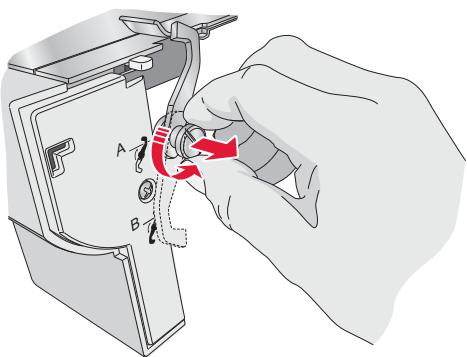 PFAFF HOBBYLOCK 2.5 - Activer, position a - 4