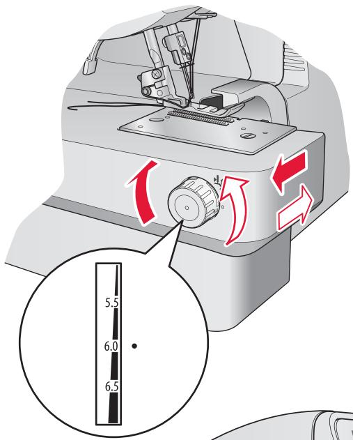 PFAFF HOBBYLOCK 2.5 - Réglage de la longueur de point - 2