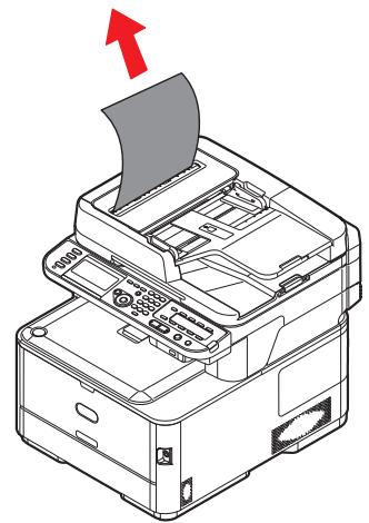 OKI MC363DN - Dans la section chargeur du scanner... - 2