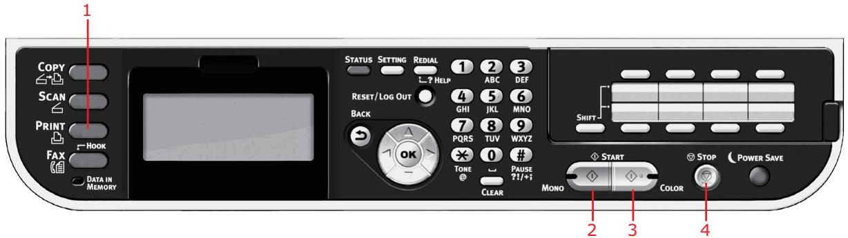 OKI MC363DN - LISTES des TACHES - 1