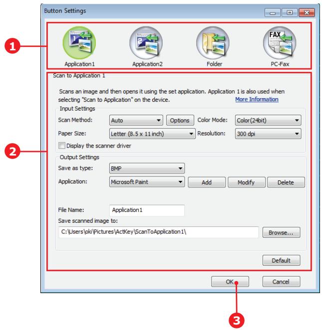 OKI MC363DN - Configuration de l'utilitaire actkey - 2