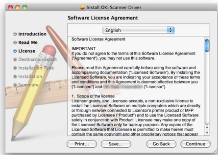 OKI MC363DN - Vérifiez l'affichage et cliquez sur poursuivre (continue) s'il est bon. - 2