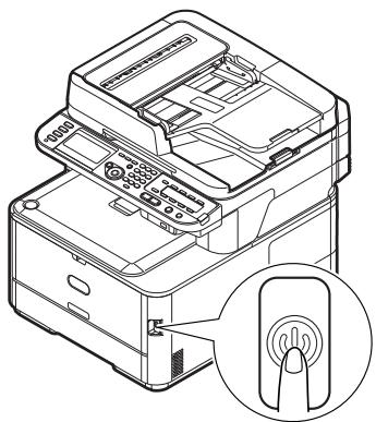 OKI MC363DN - Mise sous tension de votre appareil - 2