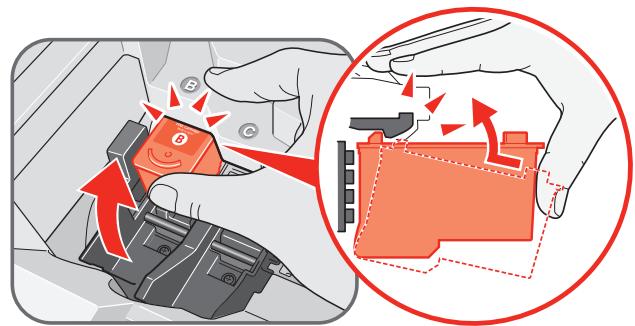 CANON MP140 - Install the FINE Cartridges - 5