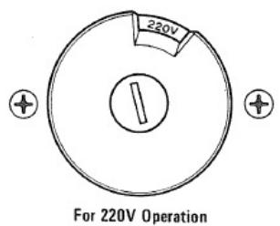 MARANTZ 2100L - VOLTAGE CONVERSION FOR EUROPEAN MODEL - 4