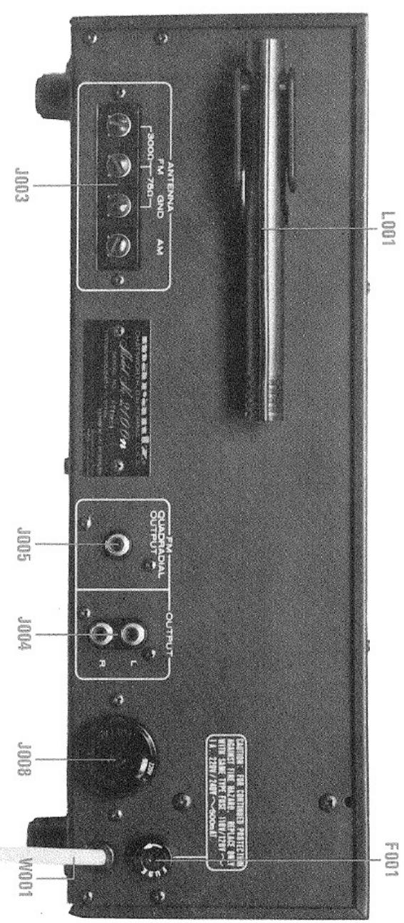 MARANTZ 2100L - CHASSIS - TOP VIEW - U.S.A. & CANADA - 7