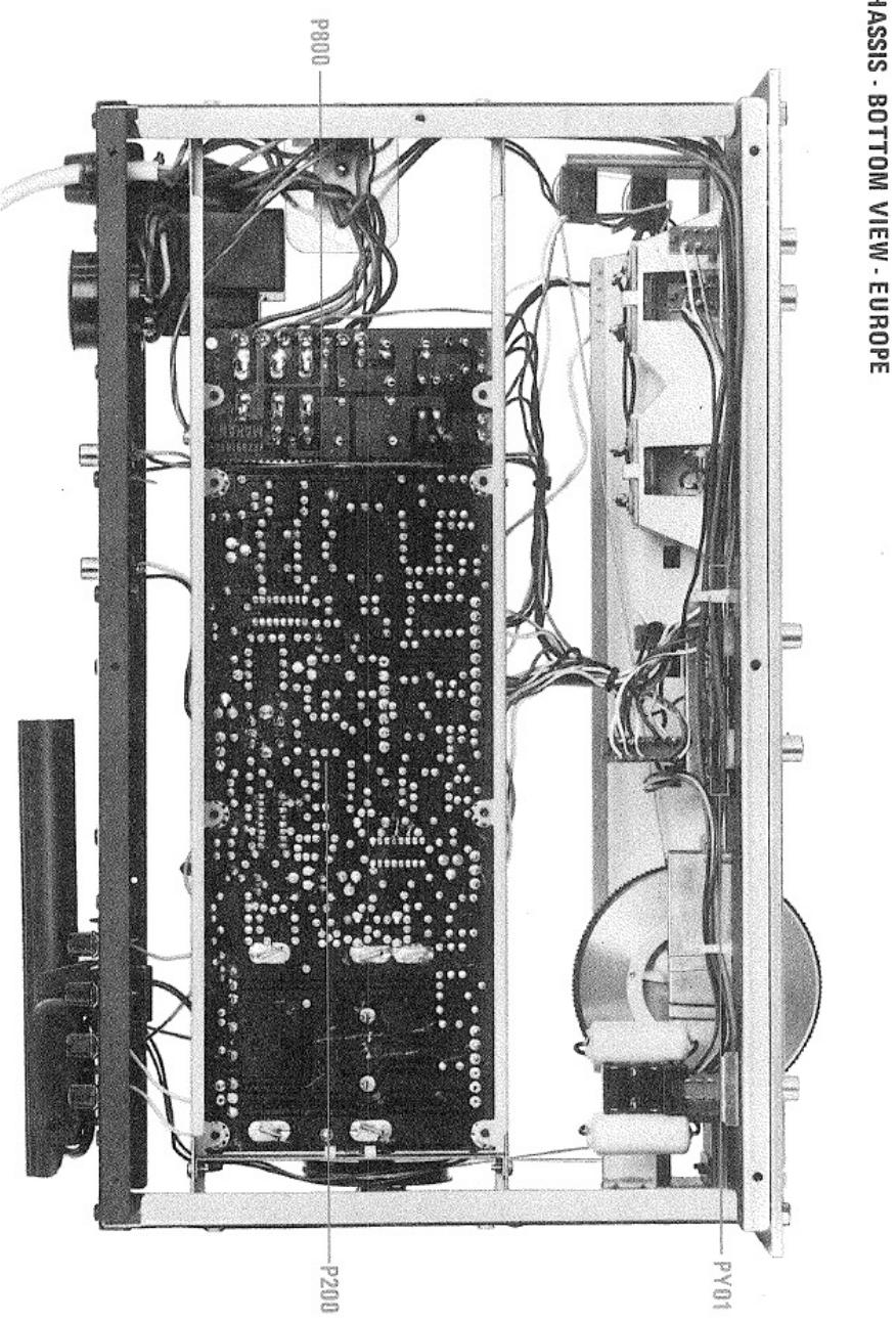 MARANTZ 2100L - CHASSIS - TOP VIEW - U.S.A. & CANADA - 6