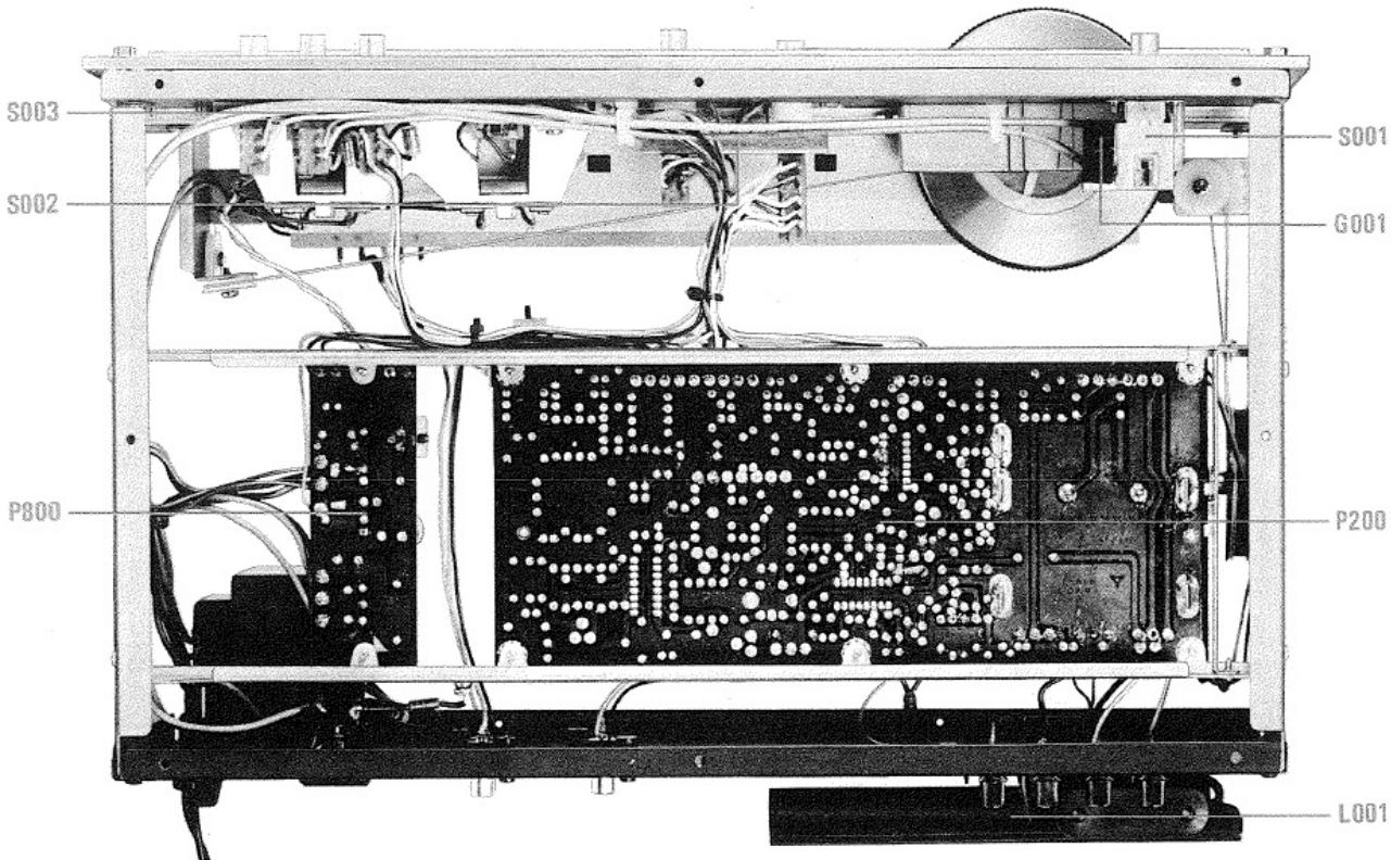 MARANTZ 2100L - CHASSIS - TOP VIEW - U.S.A. & CANADA - 3