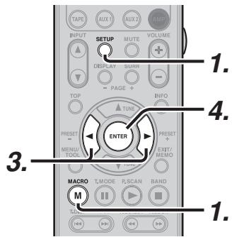 MARANTZ CD 6003 - RÉGLAGE DE L'INTERVALLE SELON LEQUEL LES OPÉRATIONS DE MACRO SONT TRANSMISES - 1