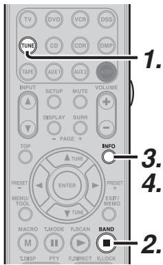 MARANTZ CD 6003 - VÉRIFIER LE CANAL DE PRÉSÉLECTION XM - 1