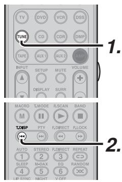 MARANTZ CD 6003 - CHANGER LES INFORMATIONS SIRIUS SUR L'AFFICHEUR DU PANNEAU AVANT - 1