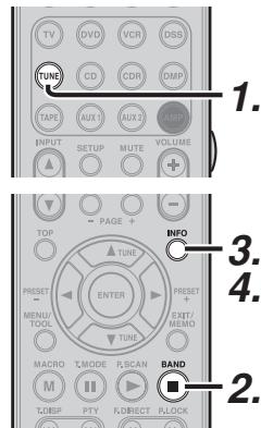 MARANTZ CD 6003 - VÉRIFIER LE CANAL DE PRÉSÉLECTION SIRIUS - 1