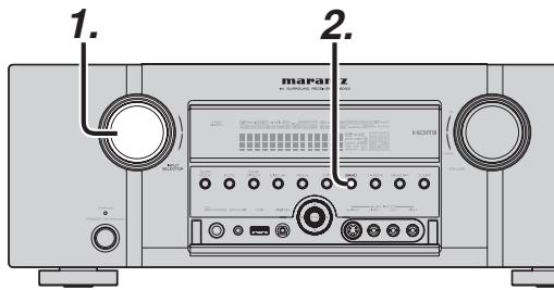 MARANTZ CD 6003 - SÉLECTIONNNER UNE SOURCE D'ENTRÉE - 1