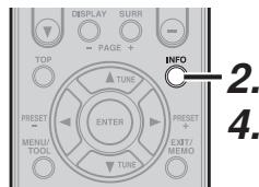 MARANTZ CD 6003 - AFFICHAGE DE LA LISTE DES CANAUX PRÉRÉGLÉS - 2