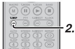 MARANTZ CD 6003 - VÉRIFICATION DE LA PUISSANCE DU SIGNAL SIRIUS ET IDENTIFIANT RADIO - 2