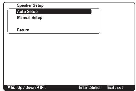 MARANTZ CD 6003 - SPEAKER SETUP (CONFIGURATION DES ENCEINTES) - 1