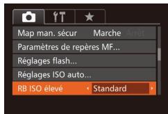CANON G7X - Modification du niveau de réduction du bruit (RB ISO élevé) - 1