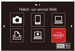 CANON G7X - Accédez au menu Wi-Fi. - 1