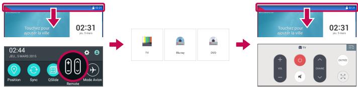 LG G PAD 7.0 - Ouvrir et Configurer QuickRemote - 1