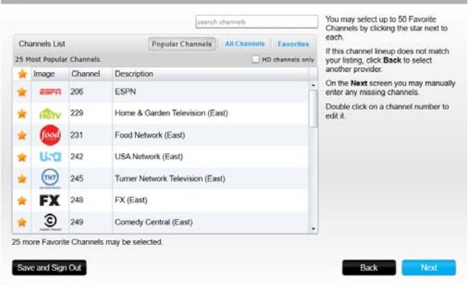 LOGITECH HARMONY ULTIMATE ONE - Setting up Favorites - 2