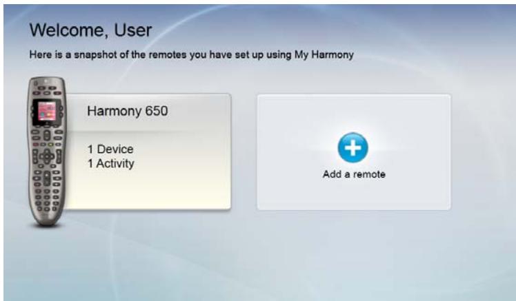 LOGITECH HARMONY ULTIMATE ONE - Your MyHarmony account - 2