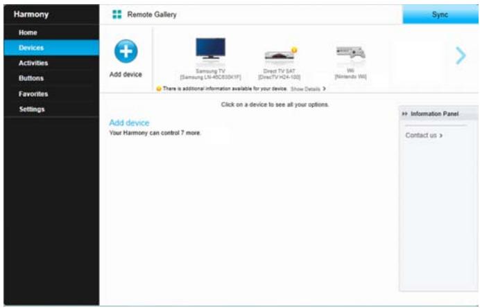 LOGITECH HARMONY ULTIMATE ONE - Getting help with online setup - 2