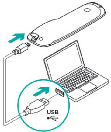 LOGITECH HARMONY ULTIMATE ONE - Connecting the remote to the computer - 1