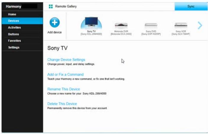 LOGITECH HARMONY ULTIMATE ONE - Syncing your remote - 2