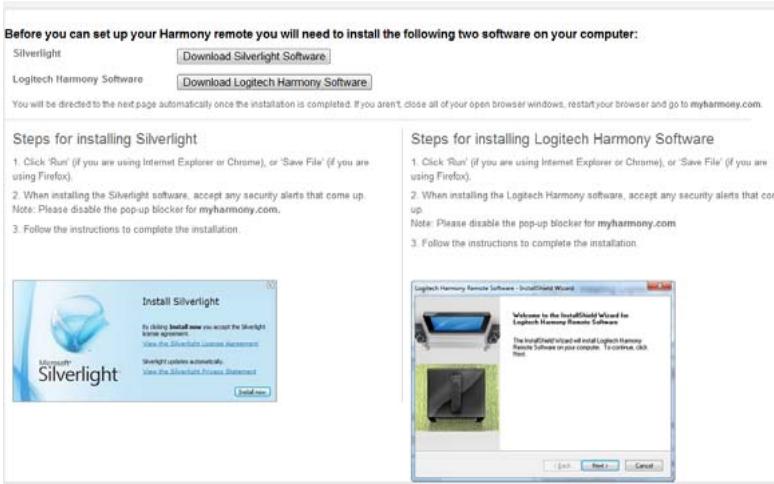 LOGITECH HARMONY ULTIMATE ONE - Installing the setup plugins - 1