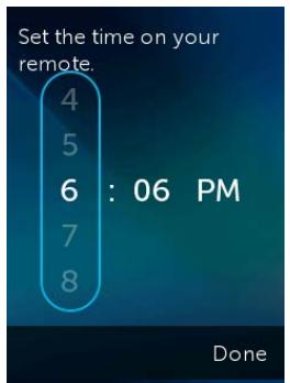 LOGITECH HARMONY ULTIMATE ONE - Set time - 1