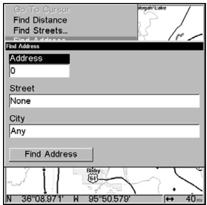 LOWRANCE 5200C - Find Addresses - 1
